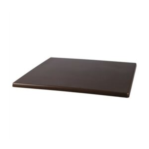 Table top Werzalit-SM, square format 60 × 60 cm, finish Lysning 103