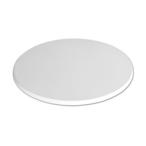 Table top Werzalit Wer-Uniart round, diameter 80 cm, White 3101 finish