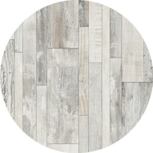 Table top Werzalit Tyngde round, diameter 80 cm, White Block 7537 finish