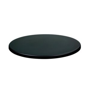 Table top Werzalit Wer-Uniart round, diameter 80 cm, Black 3190 finish
