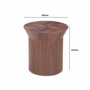 Table d’appoint Marseille compacte en bois – design créateur