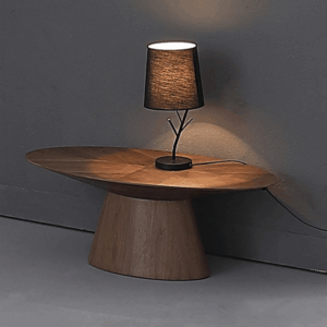 Table d’appoint Toulouse ovale en bois – design moderne
