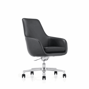 Swivel leather office chair Pasadena - minimalist design
