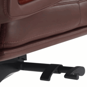 Chaise de réunion de bureau Cusco en cuir véritable – finition luxe