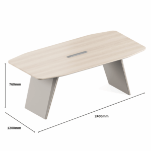 Table de réunion de bureau Riyadh-B en bois – format bureau de réunion