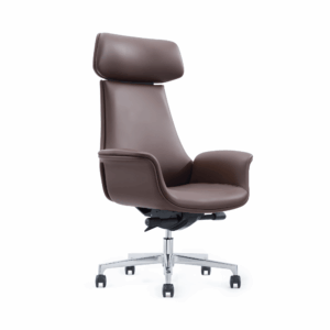 Athens High-Back Genuine Leather Office Chair