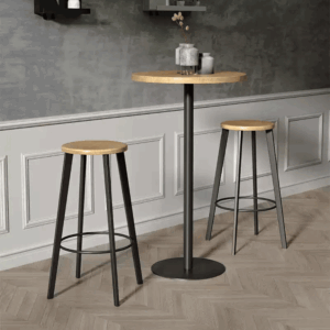 Table d’appoint hauteur bar Tbilissi ronde – design moderne