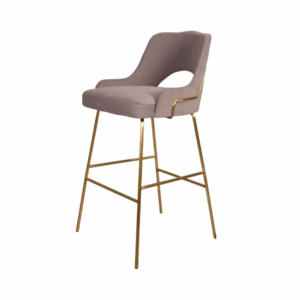 Bar high chair Padova padded - modern design