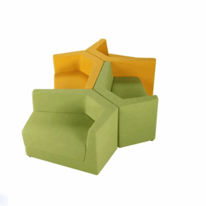 Canapé modular Monza con chaise longue - área de espera