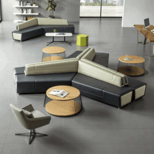 Canapé modular Lecco acolchado