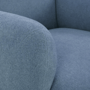 Canapé lounge Aosta deux places rembourré en tissu