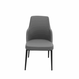 Chaise de salle à manger Lucian en cuir – finition luxe