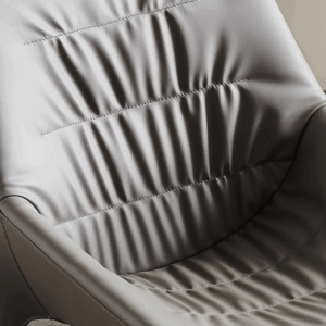 Chaise de salle à manger Outline en cuir – finition luxe