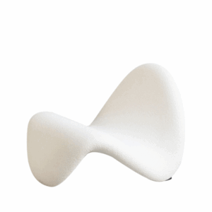 Fauteuil lounge Tongue courbe – design créateur