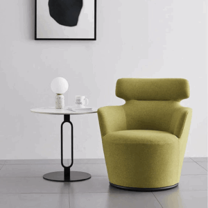 Fauteuil lounge Spezia forme tonneau