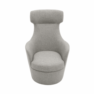 Sillón lounge Pescara con respaldo alto giratorio