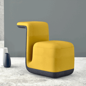 Pouf multifonction Pipe en tissu