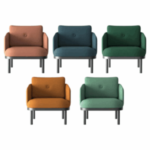 Canapé lounge Sheep de una plaza en tela