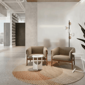 Sillón lounge Ostuni de tela