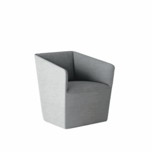 Lounge armchair Gravina in fabric