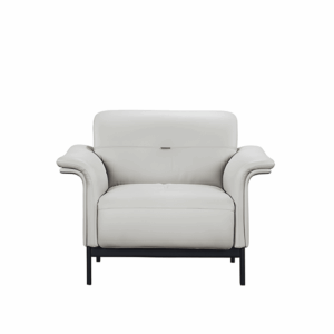 Canapé lounge Leisure de una plaza en cuero - acabado de lujo