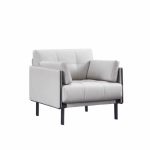 Canapé lounge Global une place en cuir