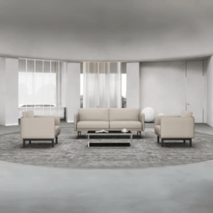 Canapé lounge Carbonia une place en cuir