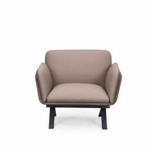 Lounge armchair Dawin one-seater with ottoman