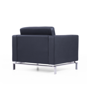 Canapé lounge Rise une place en cuir véritable