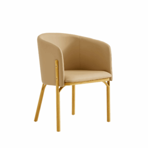 Chaise de salle à manger Silla de comedor de cuero