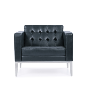 Sillón lounge Florence de cuero