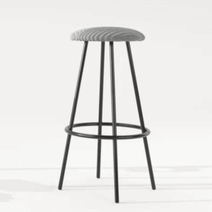 Chaise haute de bar Grazia-A en tissu – design créateur