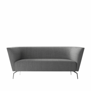 Canapé lounge Cesario de tres plazas en tela