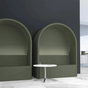 Acoustic Diagonal Two-Seater High-Back Bench