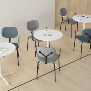 Chaise de salle à manger ET en tissu