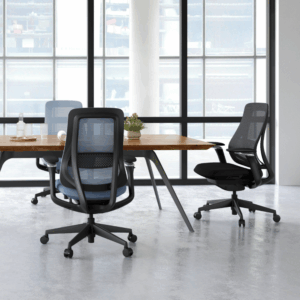 Chaise de bureau Unea2-M ergonomique premium en maille