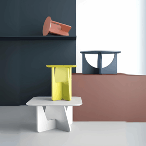 Table d’appoint Sundsvall ronde haute – design moderne