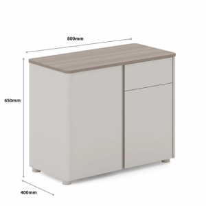 Meuble bas de rangement Vincenzo-A en bois – finition premium