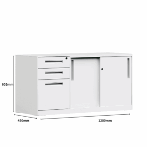 Caisson de retour de bureau Filippo-SRC en acier