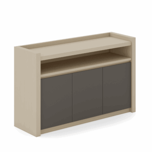 Meuble bas de rangement Emanuele-B en bois