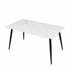 Table d’appoint Ferruccio rectangulaire en pierre frittée – design moderne