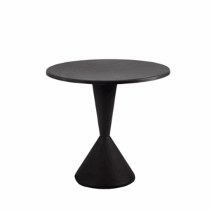 Table d’appoint Amedeo ronde en résÉSINE plastique pour extérieur