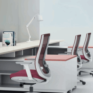 Silla de oficina Abruz-M ergonómica avanzada - respaldo medioalto