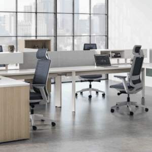 Silla de oficina Chieti-M ergonómica avanzada - respaldo medio-alto