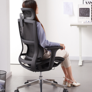 Silla de oficina Ullevi-Premium ergonómica de malla completa - respaldo alto