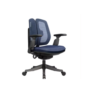 Ergonomic double backrest Judiy-M office chair - mid-high backrest
