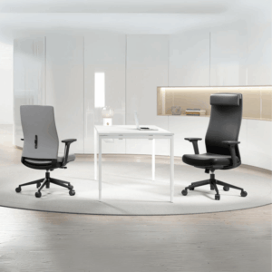 Executive ergonomic Yorick leather office chair - high back