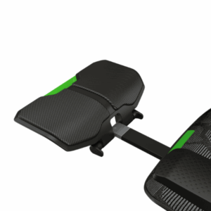 Fauteuil de bureau Gamezx en maille intégrale avec repose-pieds