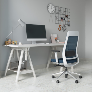 Silla de oficina Toufiz-M con malla ergonómica - respaldo medioalto