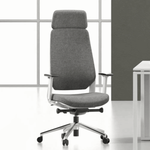Comfortable Toufiz-F office chair in fabric - high backrest